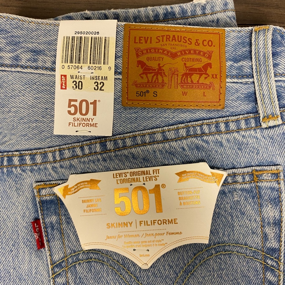 Levi's 501 Skinny Jeans